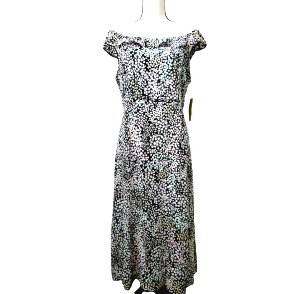 To Be Spoiled NWT Floral Side Slit Midi Maxi Sundress Sz XL Cottagecore Dress